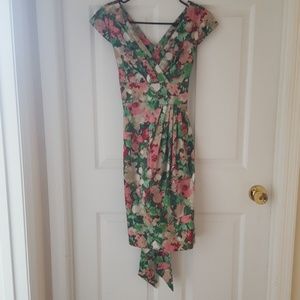 Floral Talbots dress, petite